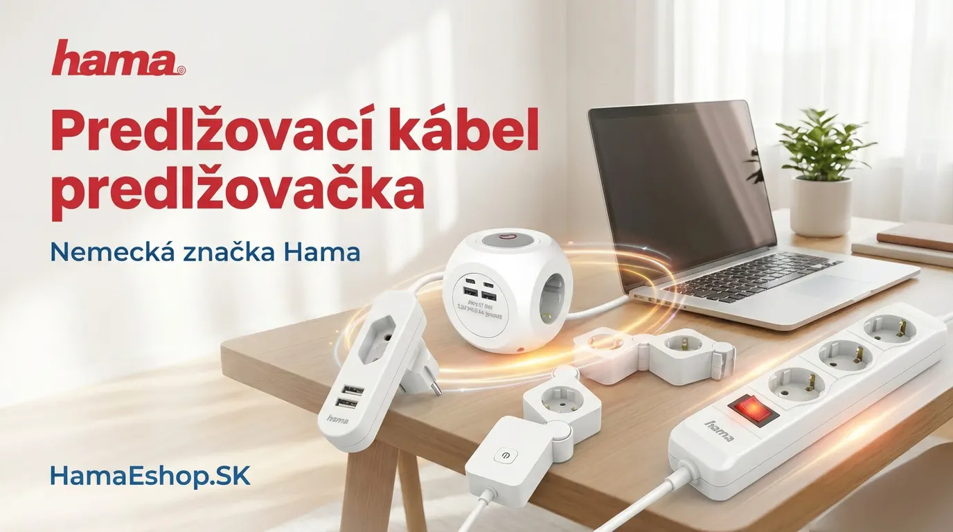 Predlžovací kábel a predlžovačka
